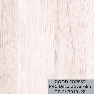 벽판 하얗 PVC 영화이 장식적이 1260 밀리미터 - 1330 밀리미터 폭 나무로 된 곡물