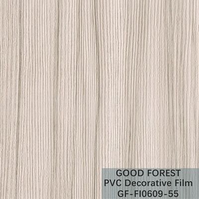 벽판 하얗 PVC 영화이 장식적이 1260 밀리미터 - 1330 밀리미터 폭 나무로 된 곡물