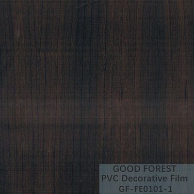 장식적 검은 PVC 영화 1260 밀리미터 - 1330 밀리미터 폭 나무로 된 곡물