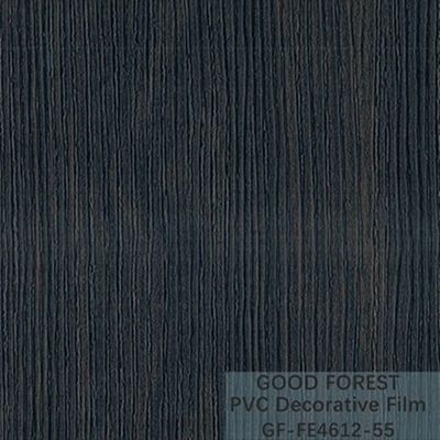 장식적 검은 PVC 영화 1260 밀리미터 - 1330 밀리미터 폭 나무로 된 곡물