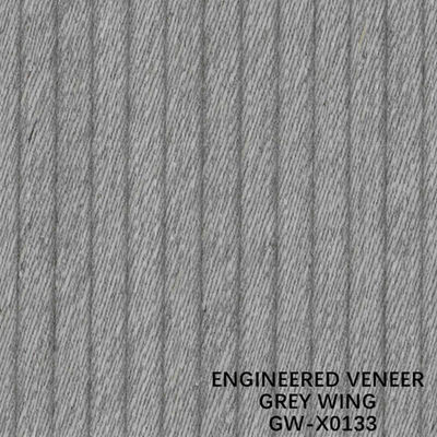 ISO 데코레이션 3100mm 엔지니어드 우드 베니어 특이한 날개 이국적인 무늬 회색 GW-X0123/X0133