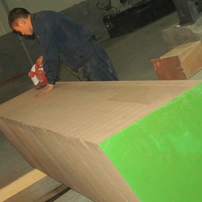 흡연 사펠 폼멜리 공학용 목재 플라니어 2500-3100mm 길게 된 크기