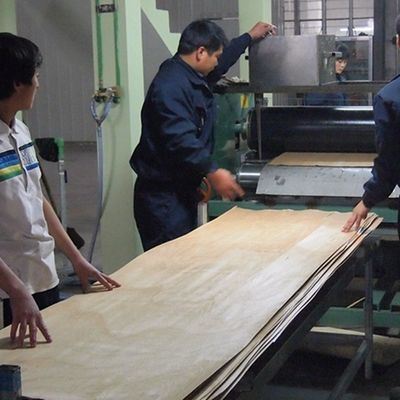 0.45mm 엔지니어링 목재 플레너 시트 블랙 진주 BP-X8003 벽 패널 얼굴에 대한 직선 곡물