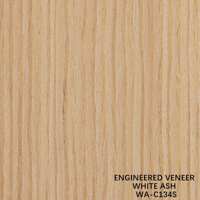 0.15-0.55mm Recon Wood Veneer White Ash 134S 2500*640mm