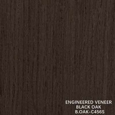 고급 엔지니어링 목재 장단 블랙 오크 직선 곡물 슬라이스 컷 스플라이싱 1220mm B.OAK-C456S / 617S / 1180S / 1222S