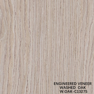인공 세척 오크 우드 베니어 0.15-0.55mm 두께, 호텔 및 가정 장식용 맞춤 제작, 중국 제조 W.OAK-161S / 1129S / 1162C / 1607C