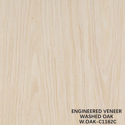 인공 세척 오크 우드 베니어 0.15-0.55mm 두께, 호텔 및 가정 장식용 맞춤 제작, 중국 제조 W.OAK-161S / 1129S / 1162C / 1607C