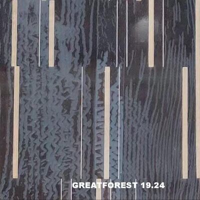 예술적인 쪽매 붙임 나무 무늬 대칭 콜라주 기하학적 패턴 풍부한 색상의 나무 그림 0.55mm