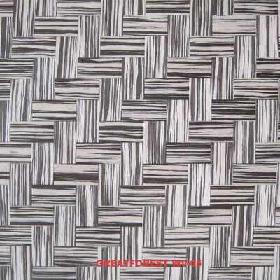 Woven Wood Veneer Geometric Figure Natural Texture Color 2500mm For Irregular Wood Skin