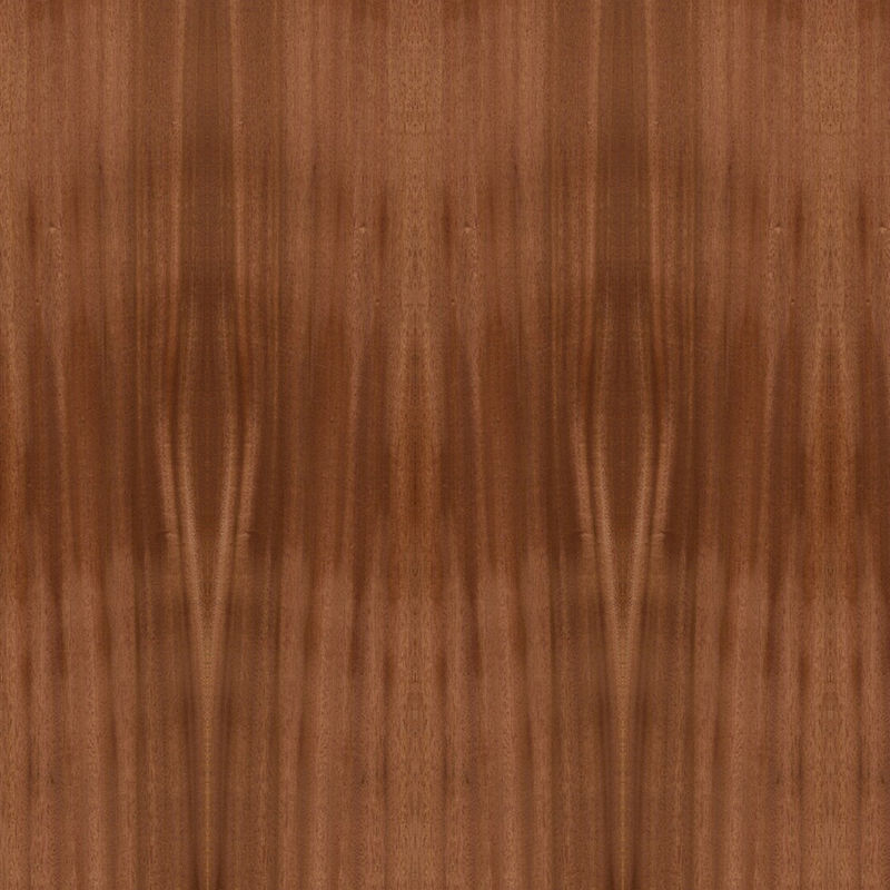 E1 공상 합판 널 2440*1220mm 안쪽 문을 위한 자연적인 마호가니 목제 베니어 내무반
