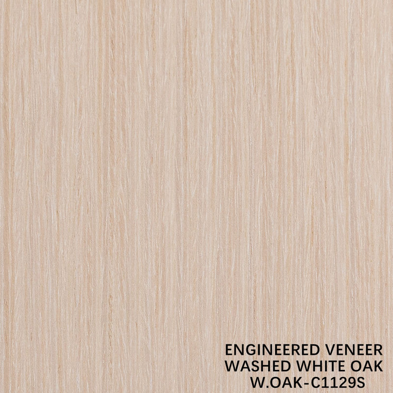 인공 세척 오크 우드 베니어 0.15-0.55mm 두께, 호텔 및 가정 장식용 맞춤 제작, 중국 제조 W.OAK-161S / 1129S / 1162C / 1607C