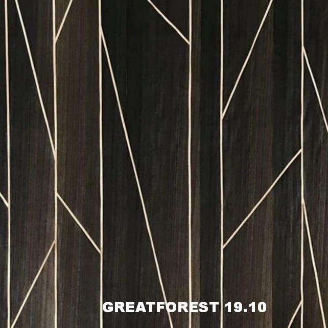 예술적인 쪽매 세공 나무 무늬목 기하학적 미적 감각 인기 있는 기하학적 도형 0.50mm 두께 나무 문용