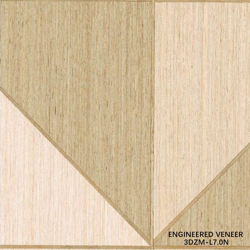 0.5mm 3D 엔지니어링 포네어 - FSC 인증 인형 목재 텍스처 포네어 인테리어 문 3DZM-L7.0N