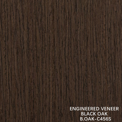 고급 엔지니어링 목재 장단 블랙 오크 직선 곡물 슬라이스 컷 스플라이싱 1220mm B.OAK-C456S / 617S / 1180S / 1222S