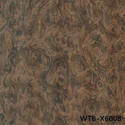 재구성된 목재 베니어 2850mm, 인테리어 도어용 나무 옹이 무늬 연장 사이즈 WTB-X6008